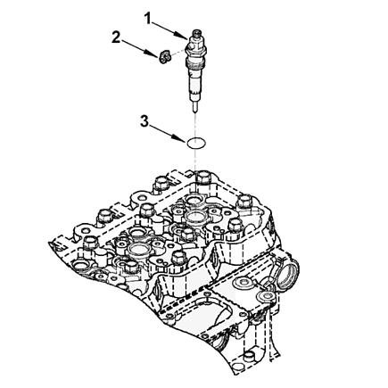 Форсунка топливная BT, EQB (M14) 3802677